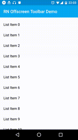 simple list demo