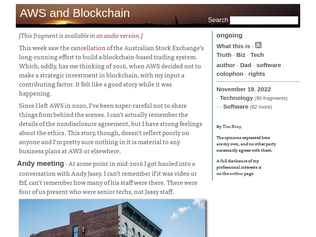 Preview of 'AWS and Blockchain'