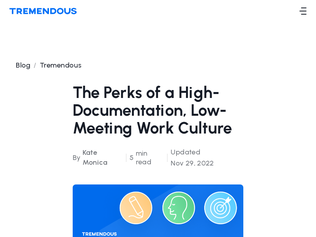 Preview of 'High-documentation, low-meeting work culture'