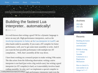 Preview of 'Building the fastest Lua interpreter automatically'