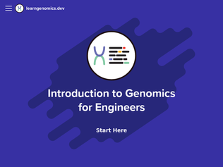 Preview of 'Introduction to Genomics for Engineers'