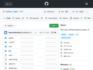 Preview of 'Act: Run your GitHub Actions locally'